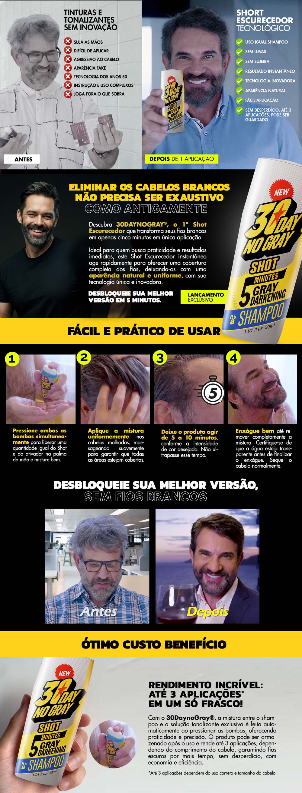 Shot Escucerecedor de cabelos Brancos