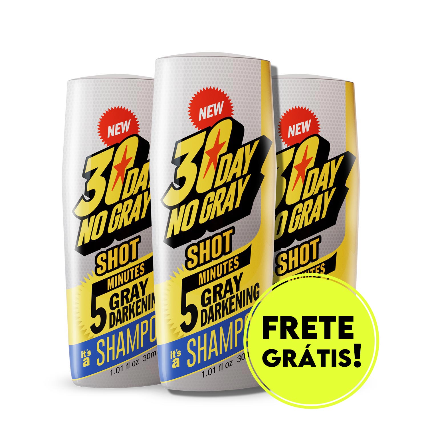 30 Day no Gray - Shot Escurecedor Combo 3x
