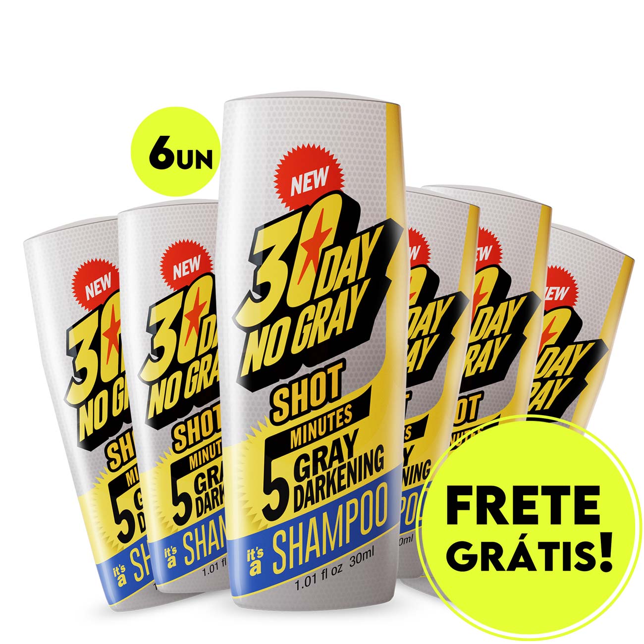 30 Day no Gray - Shot Escurecedor Combo 6x
