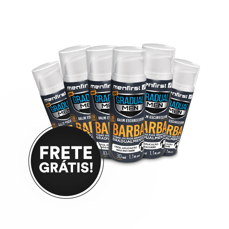 Balm Escurecedor de Barba (6x) - Escurecimento de Barba - Total 6 Produtos