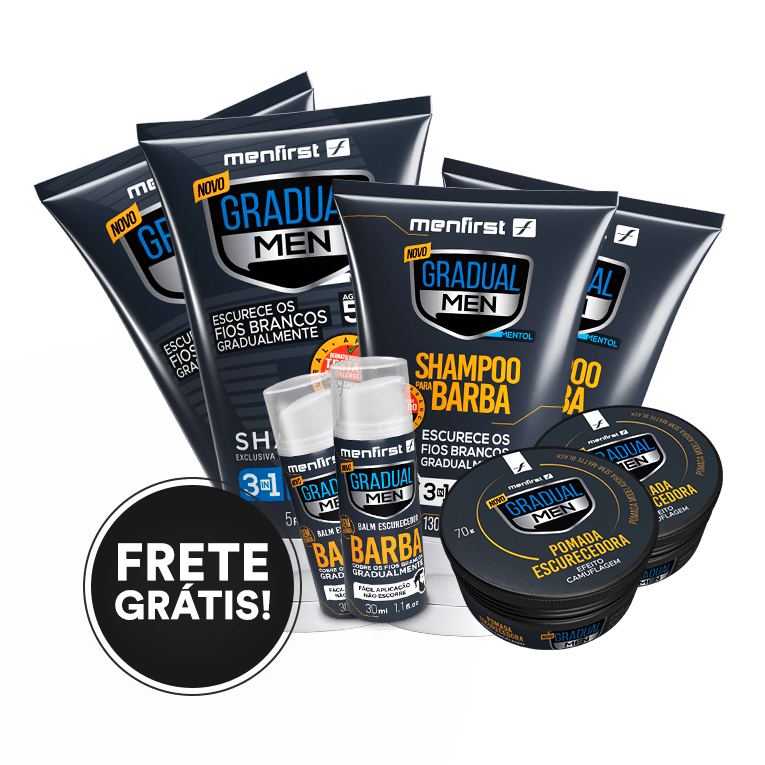 Combo Gradual Men (2x) - Total 8 Produtos