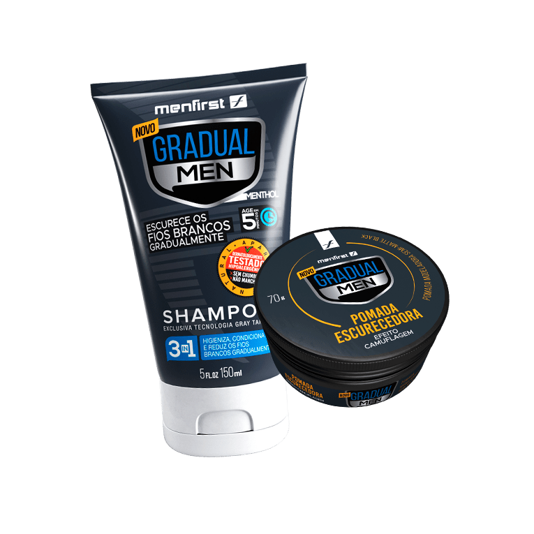 Gradual Men Cabelo - Total 2 Produtos  - Total 2 Produtos