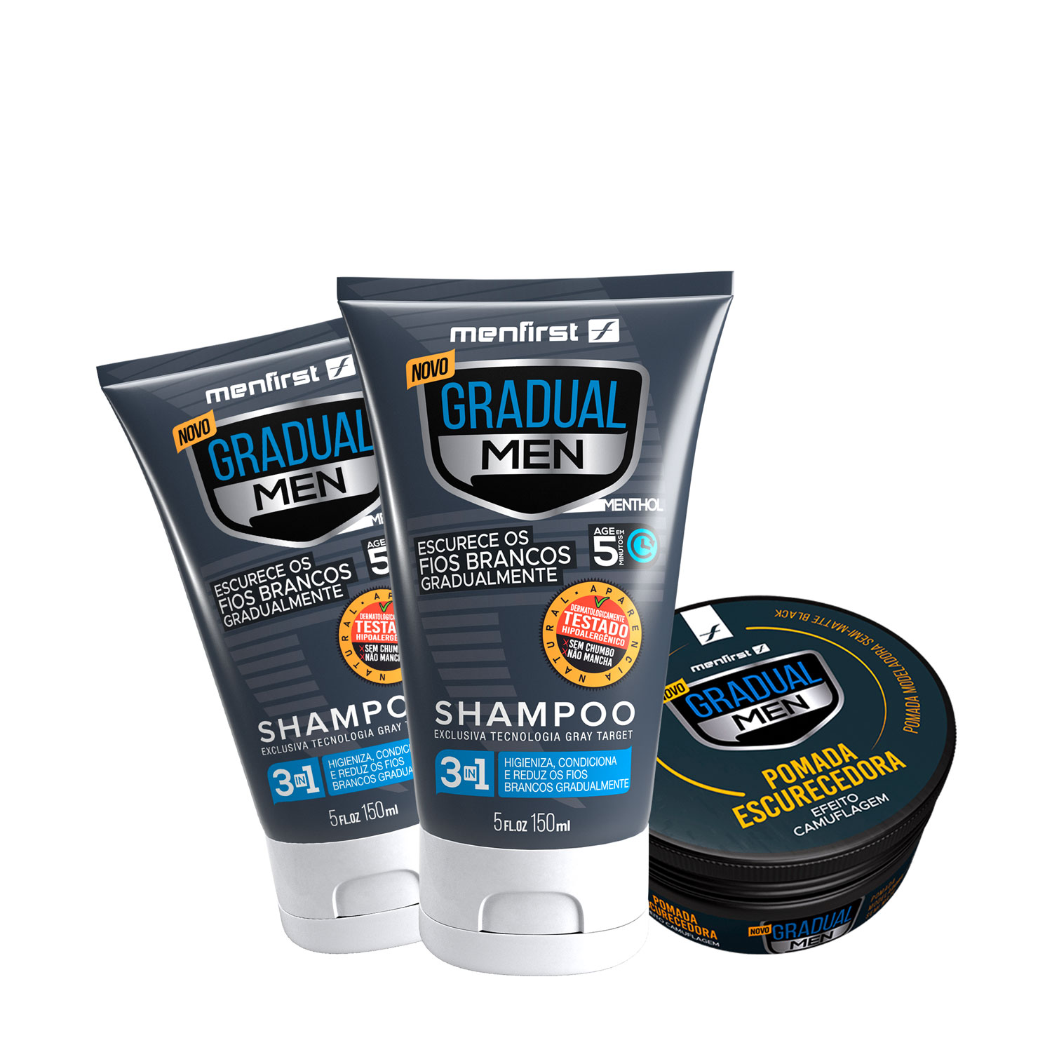 Kit Pai Cabelos Escuros