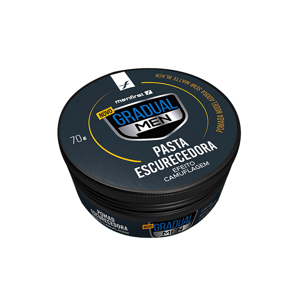 Pasta Escurecedora de Cabelos Brancos e Barba | Cabelos Escuros