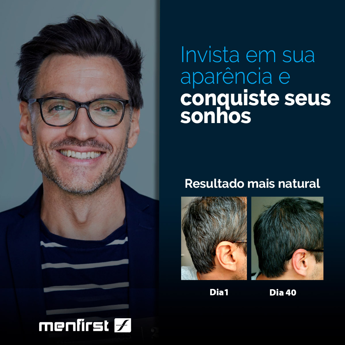 Shampoo Escurecedor de Cabelo Gradual Men | Menfirst (3x) - Total 3 Produtos - MenFirst Shampoo Escurecedor de Cabelo Gradual Men | Menfirst (3x) - Total 3 Produtos - MenFirst
